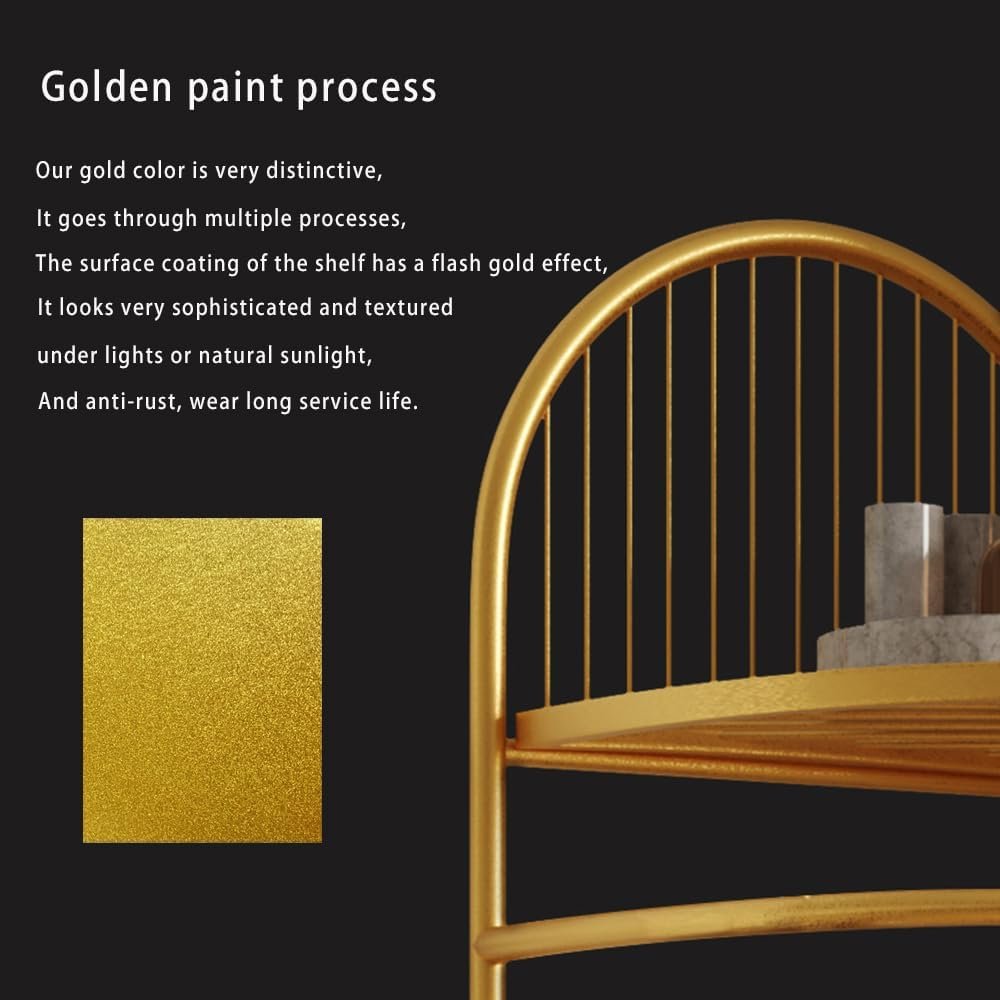 corner coat rack,corner hall tree,metal clothes rack,gold clothing rack with storage basket and hooks,corner garment rack for bedroom,living room,entryway.corner storage rack for clothes. - Image 2